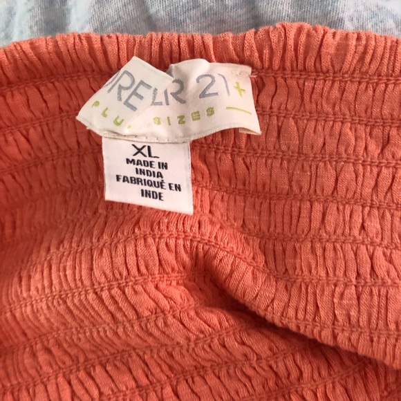 Strappy coral/orange tank - Picture 4 of 4